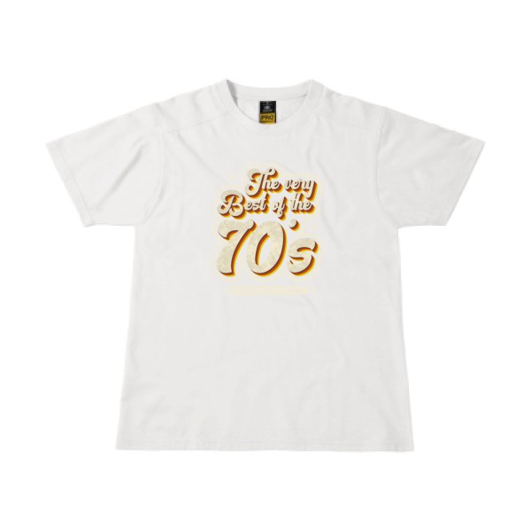 70s - T-shirt workwear original -B&C - Workwear T-Shirt - thème année 70 -