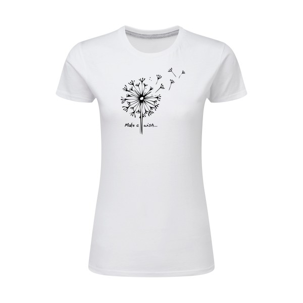 Make a wish-t shirt original - modèle SG - Ladies -